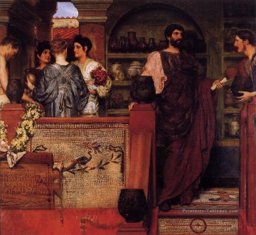  Alma Art - Hadrien visitant une poterie romaine anglaise Sir Lawrence Alma Tadema